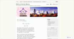 Desktop Screenshot of hotinlittlerock.wordpress.com