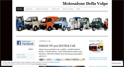 Desktop Screenshot of motosalonedellavolpe.wordpress.com