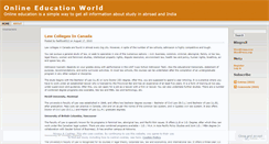 Desktop Screenshot of educationworldonline.wordpress.com