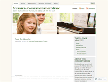 Tablet Screenshot of murrietaconservatory.wordpress.com