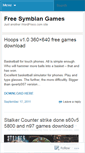 Mobile Screenshot of freesymbiangamesdownloads.wordpress.com