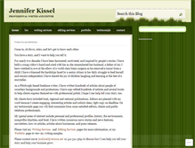 Tablet Screenshot of jenniferkissel.wordpress.com