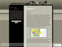 Tablet Screenshot of gemmasteds.wordpress.com