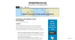 Desktop Screenshot of designodyssey.wordpress.com