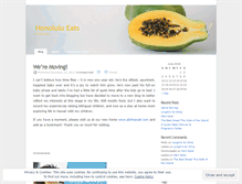 Tablet Screenshot of honolulueats.wordpress.com