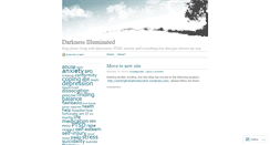 Desktop Screenshot of darknessilluminated.wordpress.com