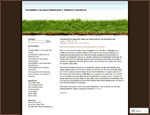 Tablet Screenshot of aguasresiduales.wordpress.com