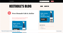 Desktop Screenshot of keetable.wordpress.com