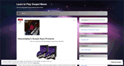 Desktop Screenshot of learngospelmusic.wordpress.com