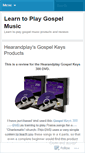 Mobile Screenshot of learngospelmusic.wordpress.com