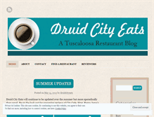 Tablet Screenshot of druidcityeats.wordpress.com