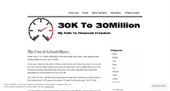 Desktop Screenshot of 30kto30million.wordpress.com