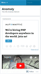 Mobile Screenshot of anomaly.wordpress.com