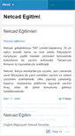 Mobile Screenshot of netcadegitimi.wordpress.com