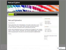 Tablet Screenshot of netcadegitimi.wordpress.com