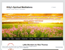 Tablet Screenshot of kittysspiritualmeditations.wordpress.com