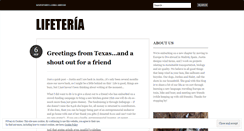 Desktop Screenshot of lifeteria.wordpress.com