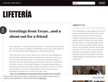 Tablet Screenshot of lifeteria.wordpress.com