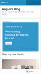 Mobile Screenshot of angelchao4.wordpress.com