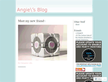 Tablet Screenshot of angelchao4.wordpress.com