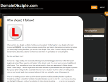 Tablet Screenshot of domaindisciple.wordpress.com