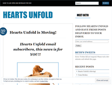Tablet Screenshot of heartsunfold.wordpress.com