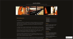 Desktop Screenshot of casadeartistas.wordpress.com