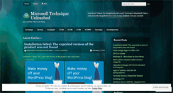 Desktop Screenshot of msunleashed.wordpress.com