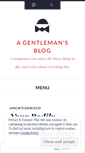 Mobile Screenshot of gentelmansblog.wordpress.com