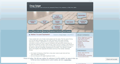 Desktop Screenshot of douggeiger.wordpress.com