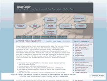 Tablet Screenshot of douggeiger.wordpress.com