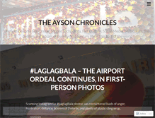 Tablet Screenshot of jimayson.wordpress.com