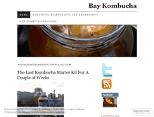 Tablet Screenshot of kombuchakollective.wordpress.com