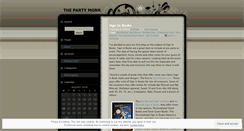 Desktop Screenshot of partymonk.wordpress.com