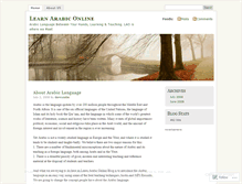 Tablet Screenshot of learnarabiconline.wordpress.com