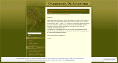 Desktop Screenshot of garderobadeaccesorii.wordpress.com