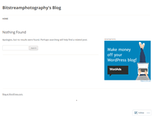 Tablet Screenshot of bitstreamphotography.wordpress.com