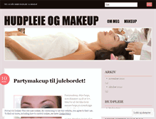 Tablet Screenshot of hudmakeup.wordpress.com