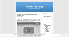 Desktop Screenshot of homer8858.wordpress.com