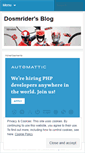 Mobile Screenshot of dosmrider.wordpress.com