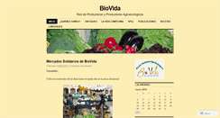 Desktop Screenshot of biovidaecuador.wordpress.com