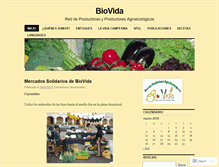 Tablet Screenshot of biovidaecuador.wordpress.com