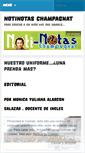 Mobile Screenshot of notinotas.wordpress.com