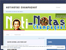 Tablet Screenshot of notinotas.wordpress.com