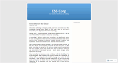 Desktop Screenshot of csscorporation.wordpress.com