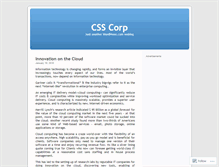 Tablet Screenshot of csscorporation.wordpress.com