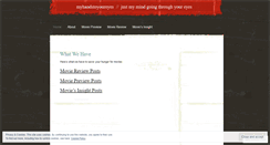 Desktop Screenshot of myhandstoyoureyes.wordpress.com