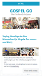 Mobile Screenshot of gospelgo.wordpress.com