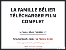 Tablet Screenshot of lafamillebelierfilm.wordpress.com