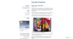 Desktop Screenshot of claudiachapline.wordpress.com